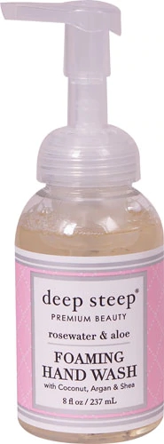 Comprar Deep Steep Foaming Hand Wash Rosewater & Aloe -- 8 fl oz