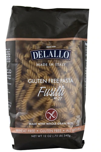 Comprar Delallo Fusilli Gluten Free Whole Grain Rice Pasta -- 12 oz