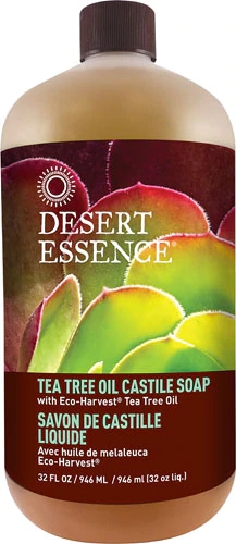 Comprar Desert Essence Castile Liquid Soap with Eco-Harvest® Tea Tree Oil -- 32 fl oz