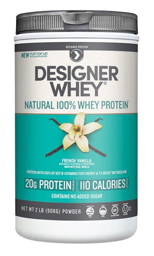 Comprar Designer Protein Natural 100% Whey Protein Powder French Vanilla -- 2 lbs