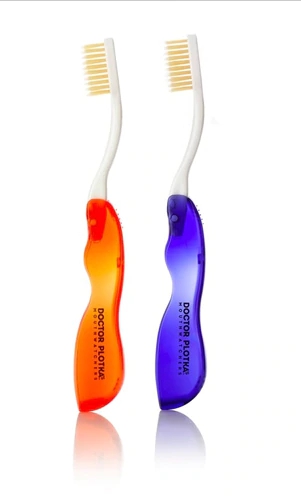Doctor Plotkas Adult Manual Travel Tooth Brush ( SOFT ) -- 2 Pack