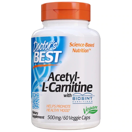 Comprar Doctor's Best Acetyl-L-Carnitine -- 500 mg - 60 Veggie Caps