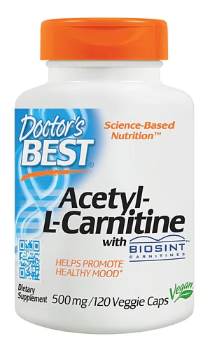 Comprar Doctor's Best Acetyl-L-Carnitine with Biostin Carnitines -- 500 mg - 120 Veggie Caps