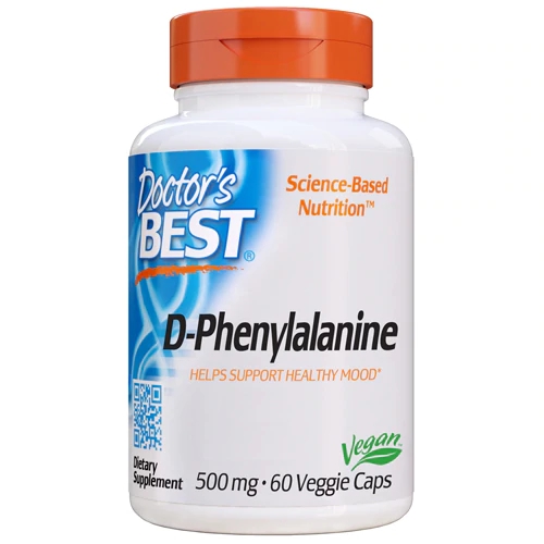 Comprar Doctor's Best D-Phenylalanine -- 500 mg - 60 Veggie Caps