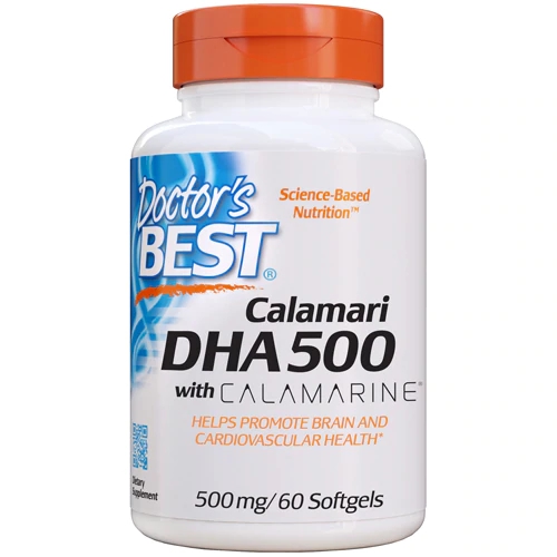 Comprar Doctor's Best DHA 500 Calamari with Calaarine® -- 500 mg - 60 Softgels