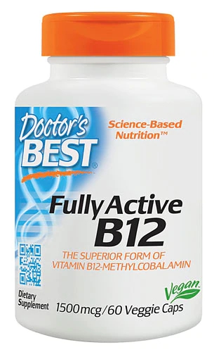 Comprar Doctor's Best Fully Active B12 -- 1500 mcg - 60 Veggie Caps