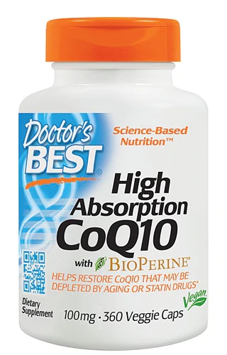 Comprar Doctor's Best High Absorption CoQ10 with BioPerine® -- 100 mg - 360 Veggie Caps