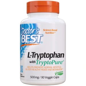Doctor's Best L-Tryptophan -- 500 mg - 90 Veggie Caps