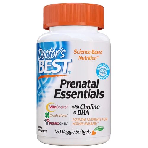 Comprar Doctor's Best Prenatal Essentials with Choline & DHA -- 120 Veggie Softgels