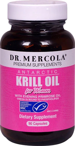 Comprar Dr. Mercola Antarctic Krill Oil for Women with Evening Primrose Oil -- 90 Capsules