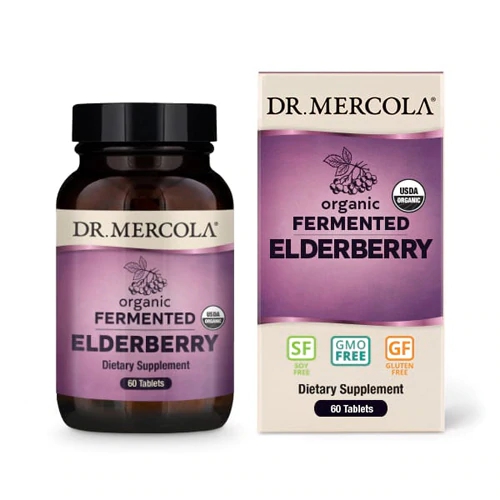 Comprar Dr. Mercola Organic Fermented Elderberry -- 60 Tablets