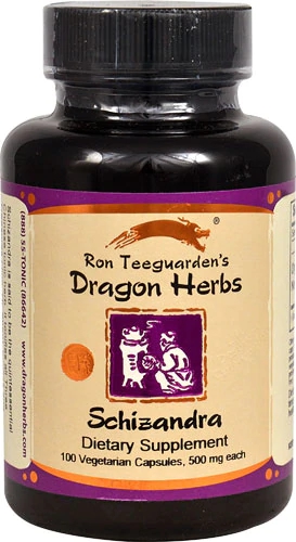 Comprar Dragon Herbs Schizandra -- 500 mg - 100 Capsules