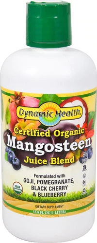 Comprar Dynamic Health Certified Organic Mangosteen Juice Blend -- 33.8 fl oz