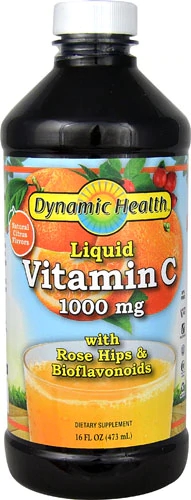 Comprar Dynamic Health Liquid Vitamin C with Rose Hips & Bioflavonoids Natural Citrus -- 1000 mg - 16 fl oz
