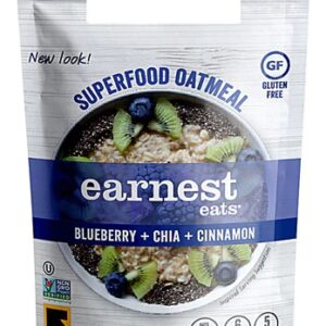 Earnest Eats Superfood Oatmeal Gluten Free Blueberry Chia -- 5 lbs