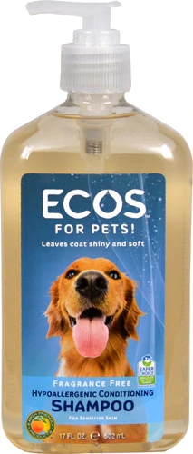 Comprar Earth Friendly ECOS™ For Pets Hypoallergenic Conditioning Shampoo Fragrance Free -- 17 fl oz