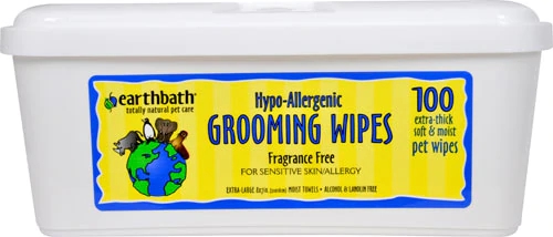 Comprar Earthbath Hypo-Allergenic Grooming Wipes Fragrance Free -- 100 Wipes