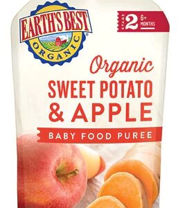 Earth's Best Organic Baby Food Puree Sweet Potato & Apple -- 4 oz