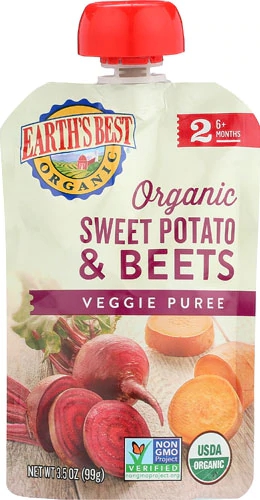 Comprar Earth's Best Organic Baby Food Puree Sweet Potato & Beets -- 3.5 oz