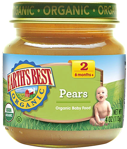 Comprar Earth's Best Organic Baby Food Stage 2 Pears -- 4 oz