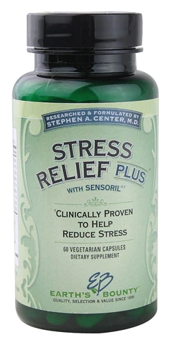 Comprar Earth's Bounty Stress Relief Plus™ with Sensoril® -- 60 Vegetarian Capsules
