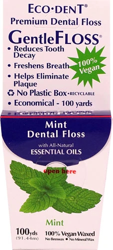 Comprar Eco-dent GentleFloss® Premium Dental Floss Mint -- 100 Yards