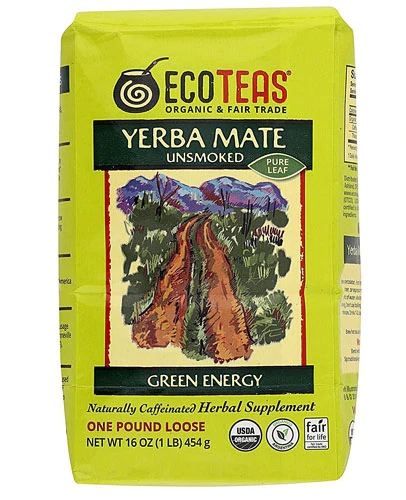 Comprar Eco Teas Organic Yerba Mate Unsmoked Loose Tea -- 1 lb