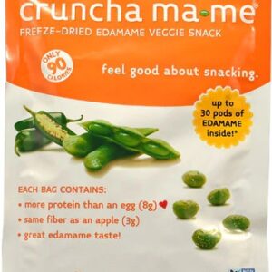 Eda-Zen Crunch Ma-me Freeze Dried Edamame Veggie Snack Jalapeno -- 0.7 oz