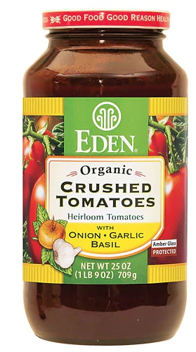 Comprar Eden Foods Organic Crushed Tomatoes Heirloom Variety Onion Garlic Basil -- 25 oz