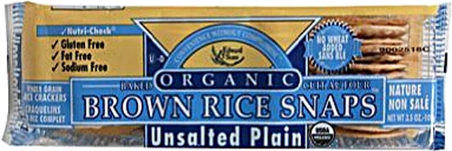 Comprar Edward & Sons Organic Brown Rice Snaps Gluten Free Unsalted Plain -- 3.5 oz