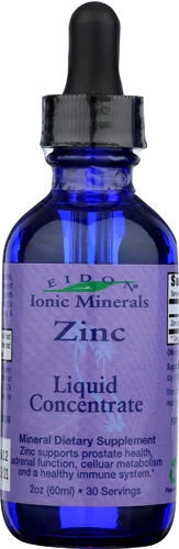 Eidon Ionic Minerals Zinc Liquid Concentrate -- 2 fl oz