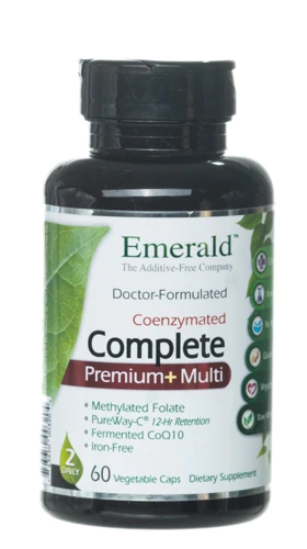 Emerald Labs CoEnzymated Complete plus 2-Daily Multi -- 60 Vegetable Capsules