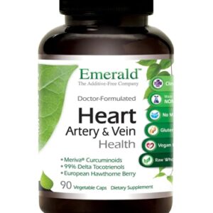 Emerald Labs Heart Artery & Vein Health -- 90 Vegetable Capsules
