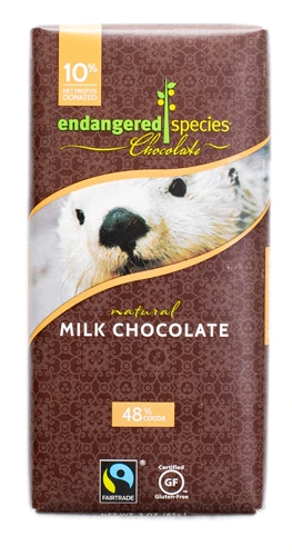 Comprar Endangered Species Milk Chocolate 48% Cocoa Bar -- 3 oz