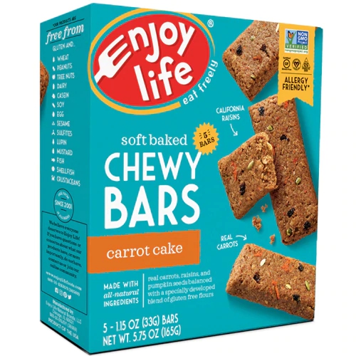 Comprar Enjoy Life Baked Chewy Bars Gluten Free Carrot Cake -- 5 Bars