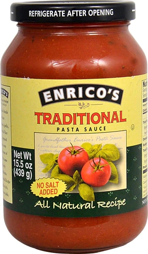 Comprar Enricos Traditional Pasta Sauce No Salt Added -- 15.5 oz