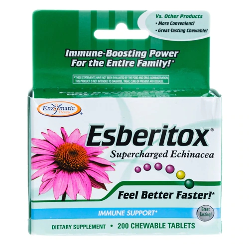Comprar Enzymatic Therapy Esberitox® Supercharged Echinacea -- 200 Chewable Tablets