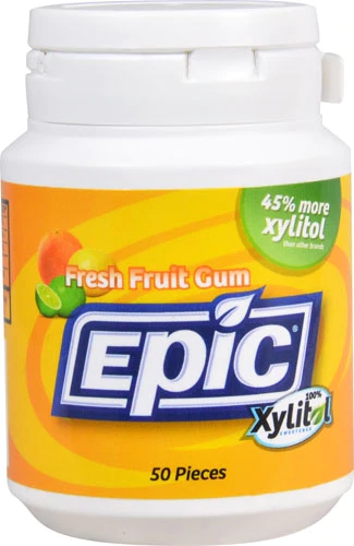 Comprar Epic Dental Xylitol Sweetened Gum Fresh Fruit -- 50 Pieces