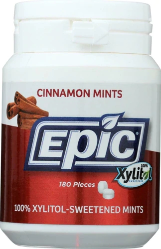 Comprar Epic Dental Xylitol Sweetened Mints Cinnamon -- 180 Pieces