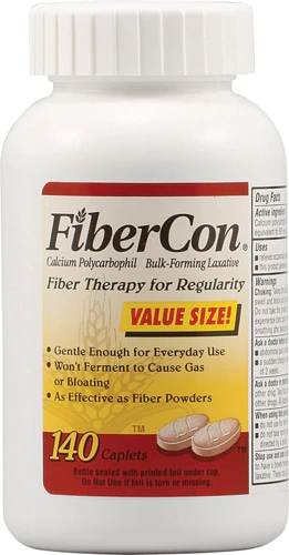Fibercon Fiber Therapy For Regularity -- 140 Caplets
