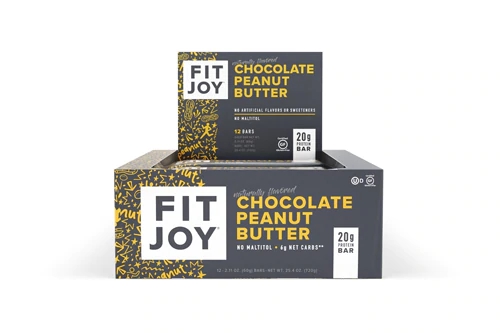 Comprar FitJoy Protein Bar Chocolate Peanut Butter -- 20 g - 12 Bars