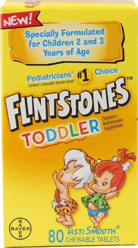 Comprar Flintstones Toddler Children's Multivitamin Supplement Fruit -- 80 Chewable Tablets