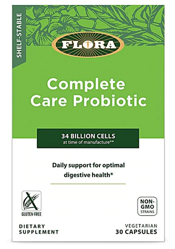 Flora Complete Care Probiotic -- 30 Vegetarian Capsules