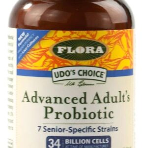 Flora Flora Advanced Adult's Probiotic Capsules -- 34 billion cells - 60 Vegetarian Capsules
