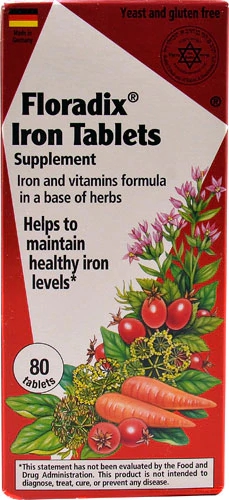 Comprar Flora Floradix® Iron Tablets -- 80 Tablets