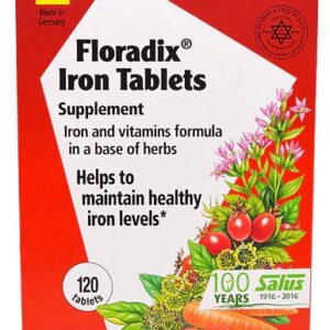 Flora Floradix Iron Tablets -- 120 Tablets