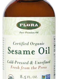 Flora Organic Sesame Oil -- 8.5 fl oz