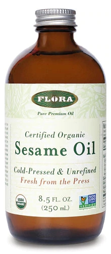 Flora Organic Sesame Oil -- 8.5 fl oz