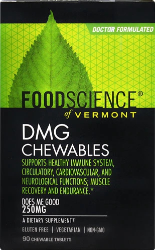 FoodScience of Vermont Aangamik® DMG -- 250 mg - 90 Chewable Tablets