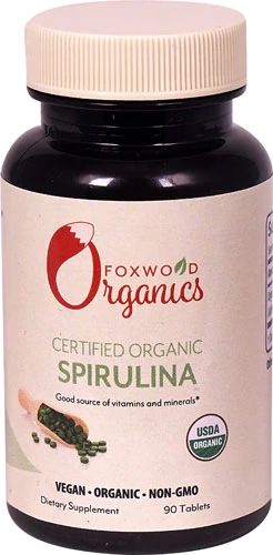 Comprar Foxwood Organics Certified Organic Spirulina -- 90 Tablets